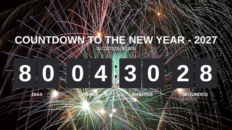 The Countdown template with a bigger title
